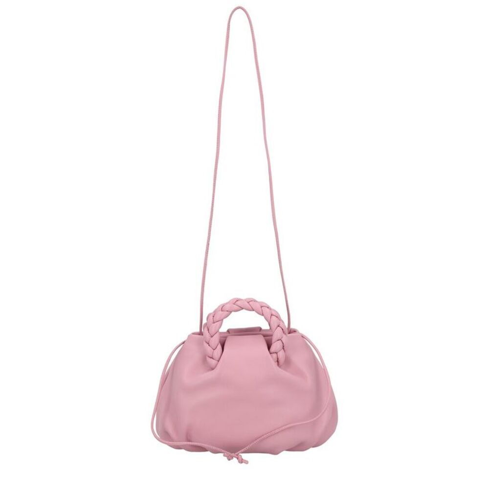 Hereu Bombon Leather Top Handle Bag, Pink